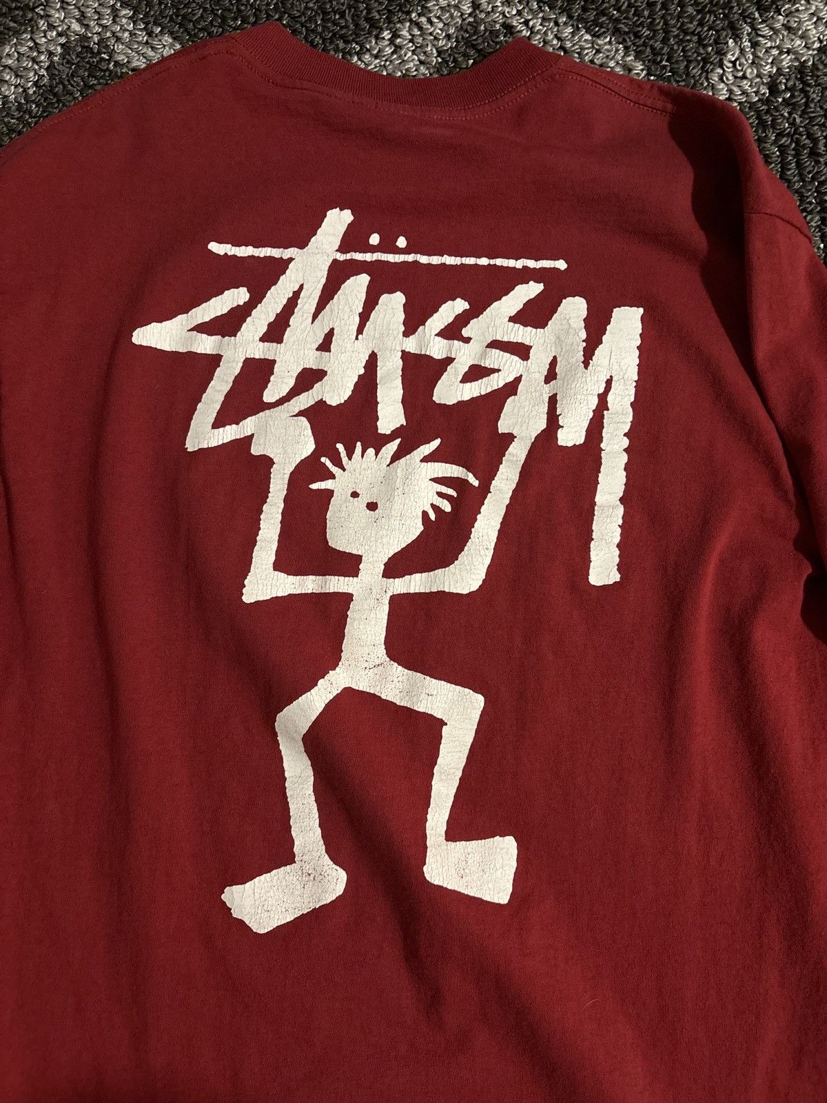 Stussy Red Stussy Longsleeve Size US L / EU 52-54 / 3 - 6 Thumbnail