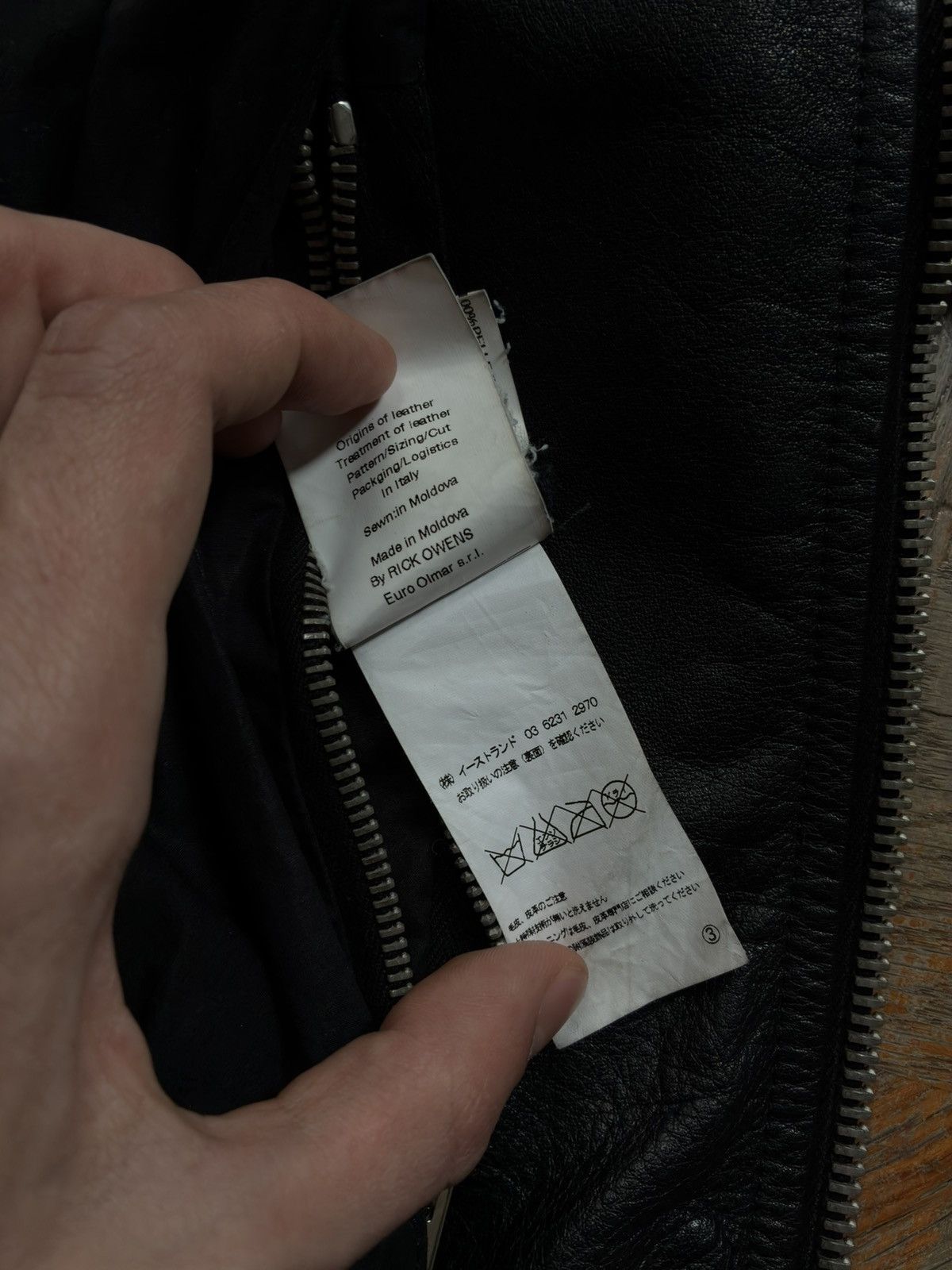 Rick Owens Rick Owens 2008-2010 Leather Jacket Size US S / EU 44-46 / 1 - 9 Thumbnail