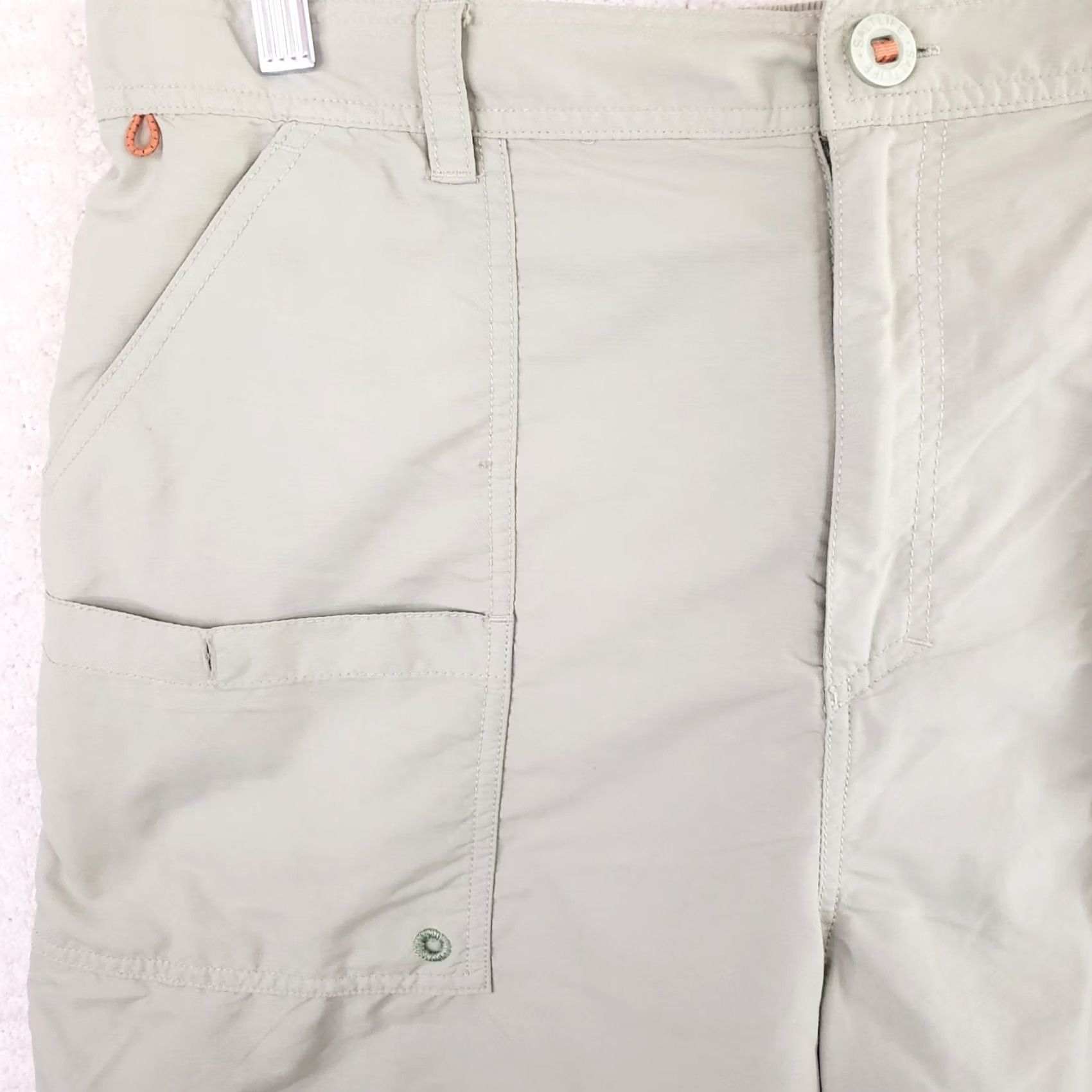 Vintage Salt Life Men's XXL Green Cargo Shorts Nylon Quick Dry Logo Size US 39 - 2 Thumbnail