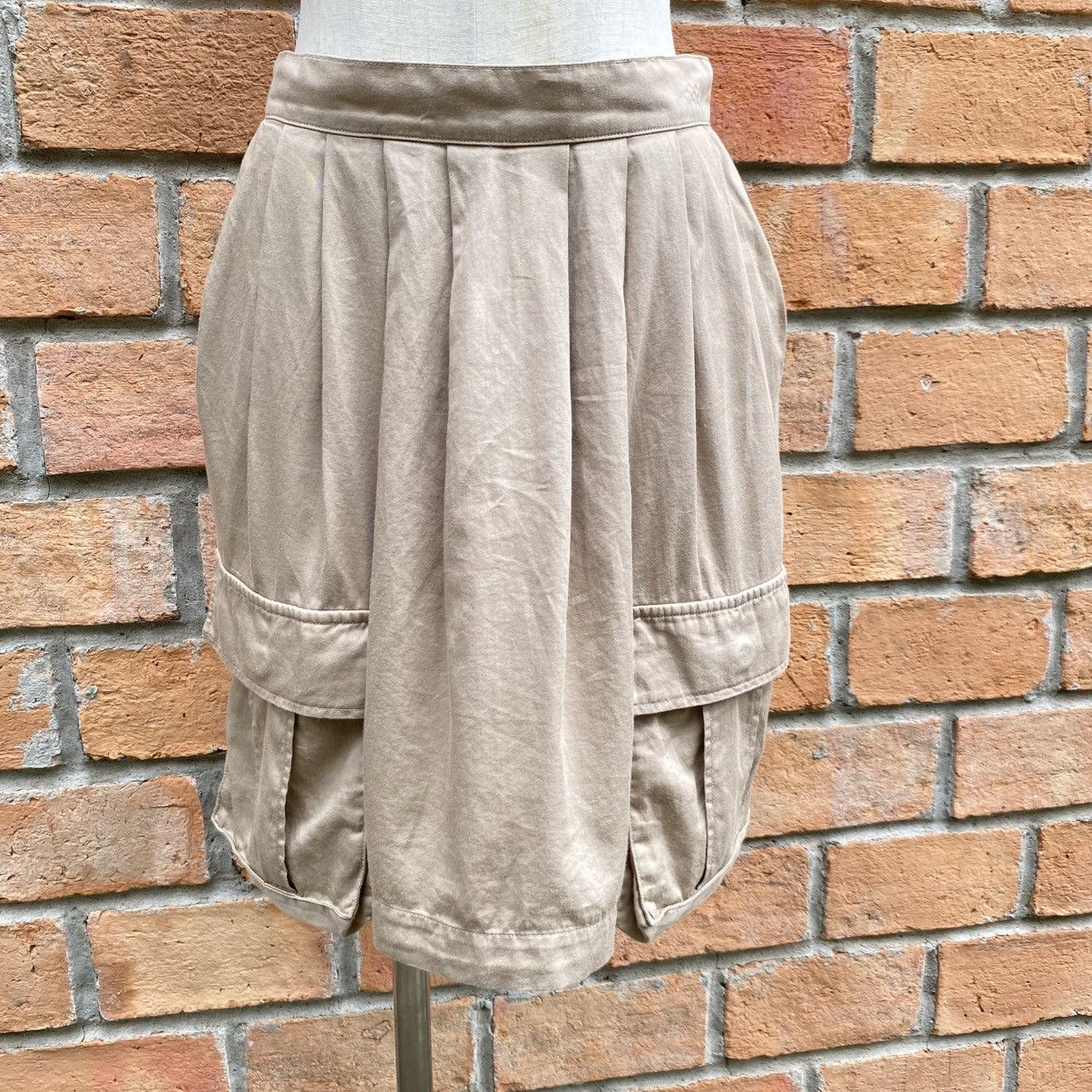 Zucca ZUCCA Beige Pleated Skirt with Side Pockets Size 27" / US 4 / IT 40 - 11 Thumbnail