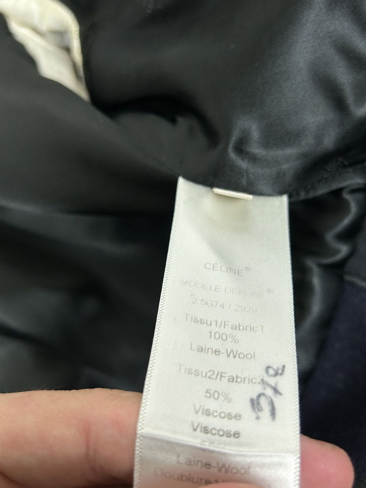 Celine Celine Fit And Flare Tailored Pleated Back Wool Coat Black Size XS / US 0-2 / IT 36-38 - 13 Thumbnail