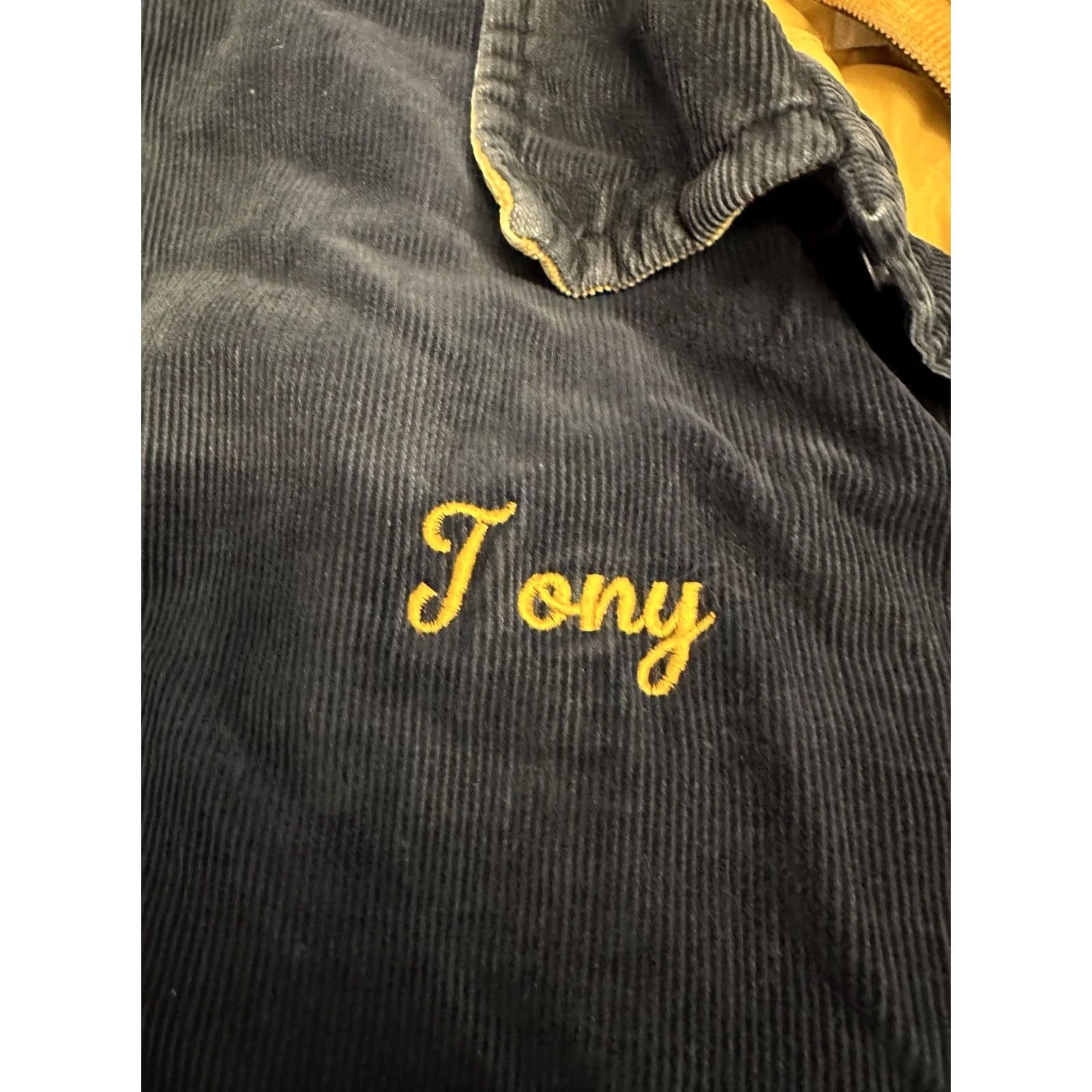 Vintage VINTAGE PBA Corduroy Jacket Large Hamden Police 80s Blue Mens Size US L / EU 52-54 / 3 - 3 Thumbnail