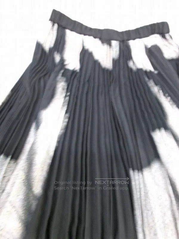 Comme des Garcons Comme des Garcons size S Gray patterned pleated skirt with Size 22" - 4 Thumbnail