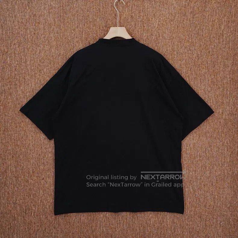 Balenciaga Balenciaga Black XL print label short-sleeve Size US S / EU 44-46 / 1 - 2 Thumbnail