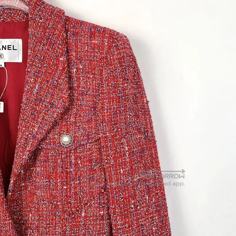 Chanel Chanel Pink Cotton Women's Jacket . Size XS / US 0-2 / IT 36-38 - 3 Thumbnail