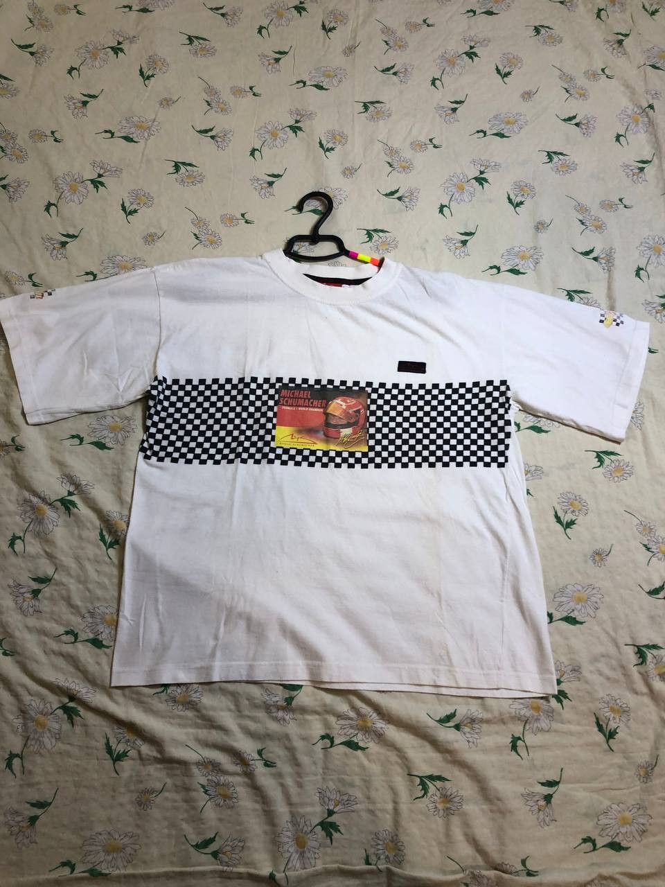 Vintage Vintage Michael Schumacher Logo Vintage T Shirt Size US XL / EU 56 / 4 - 1 Thumbnail