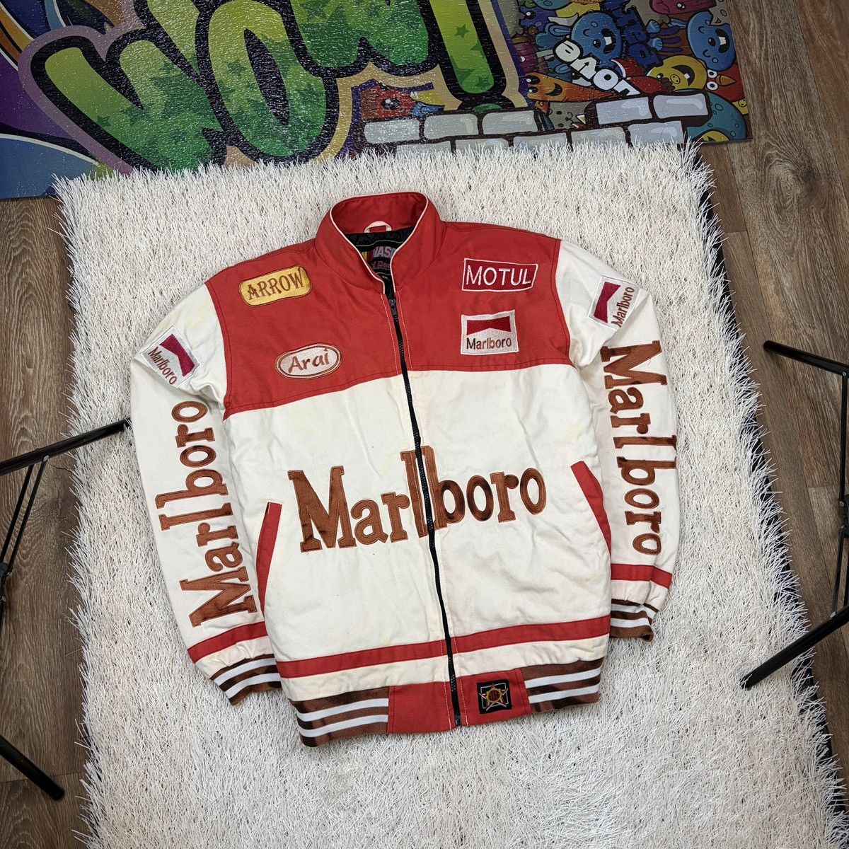 JH Design Marlboro Racing Jacket JH Design NASCAR Motorsport Team F1 Size US L / EU 52-54 / 3 - 1 Thumbnail