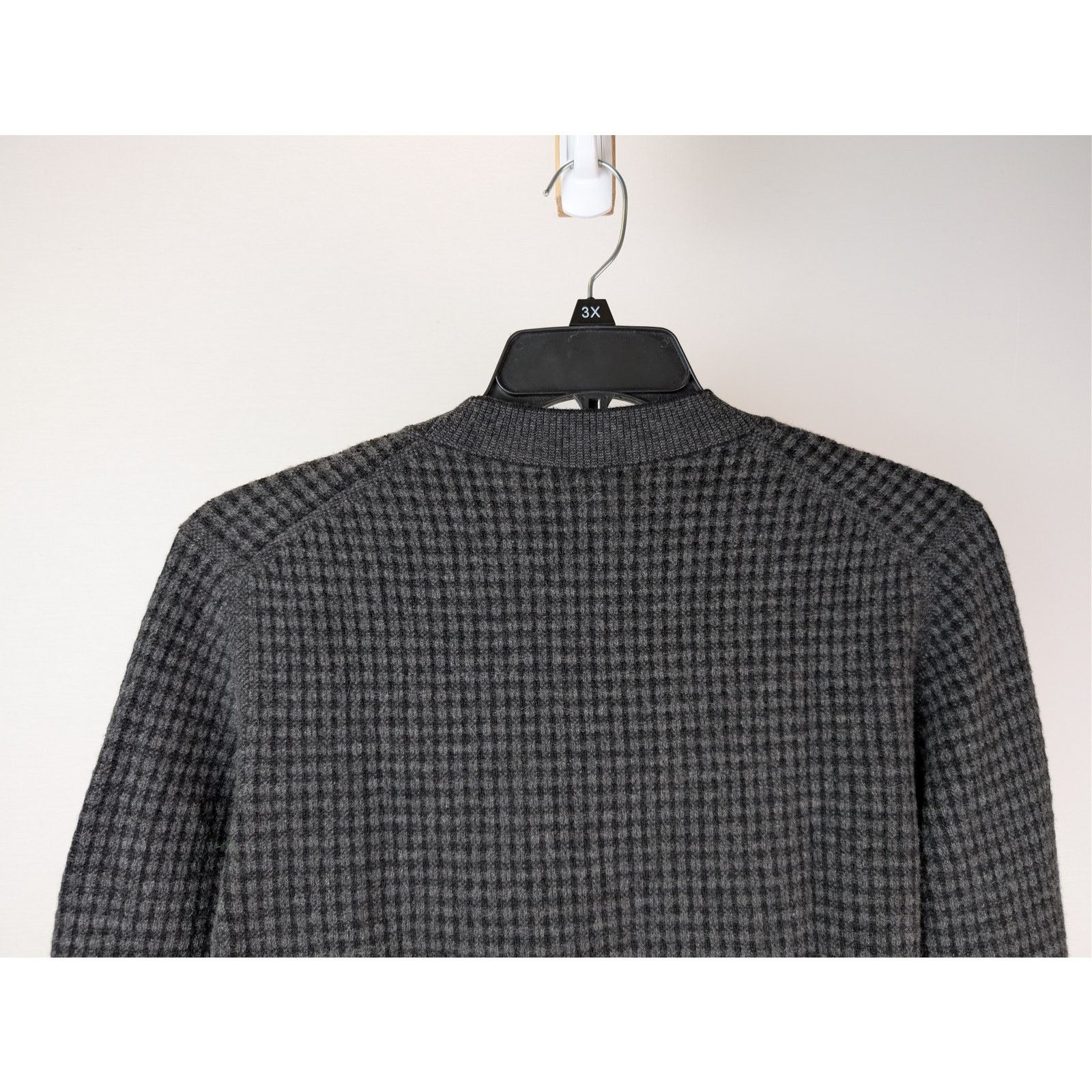 Tom Ford o1rshd1 CC20 checkered crewneck sweater in Grey Size US M / EU 48-50 / 2 - 11 Thumbnail