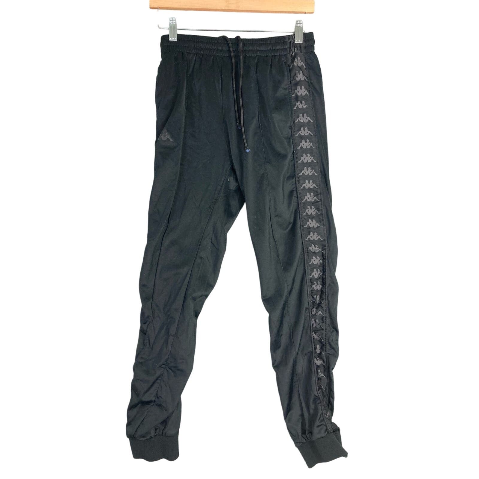 Kappa Kappa Women's Black Sweatpants Size M Comfortable Casual Size 28" / US 6 / IT 42 - 1 Thumbnail