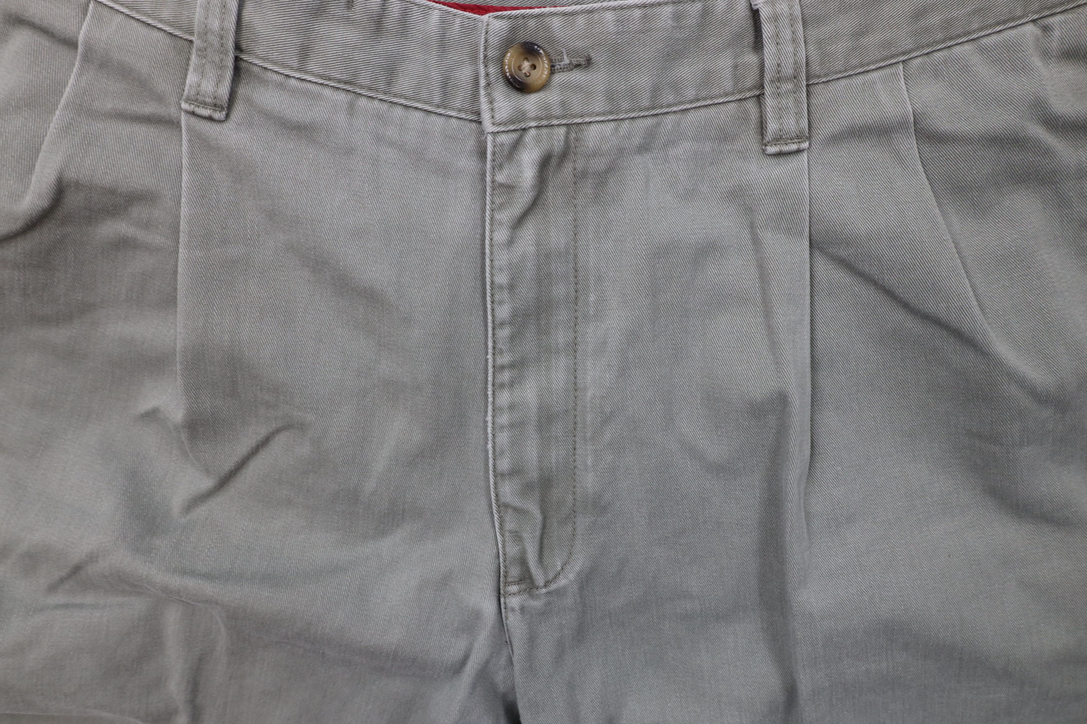 Eddie Bauer Vintage 90s Eddie Bauer Fit Pleated Wide Leg Chino Pants Size US 38 / EU 54 - 8 Thumbnail