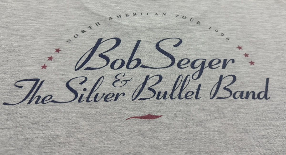 Band Tees × Vintage Vintage 90’s Bob Seger The Silver Bullet Band Tour Size US L / EU 52-54 / 3 - 4 Thumbnail