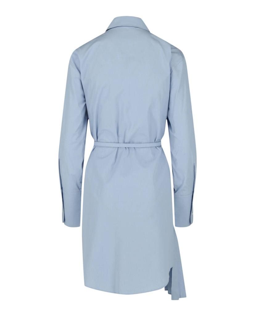 Off-White o1gr1nt0325 Shirt Dress in Light Blue Size XS / US 0-2 / IT 36-38 - 2 Thumbnail