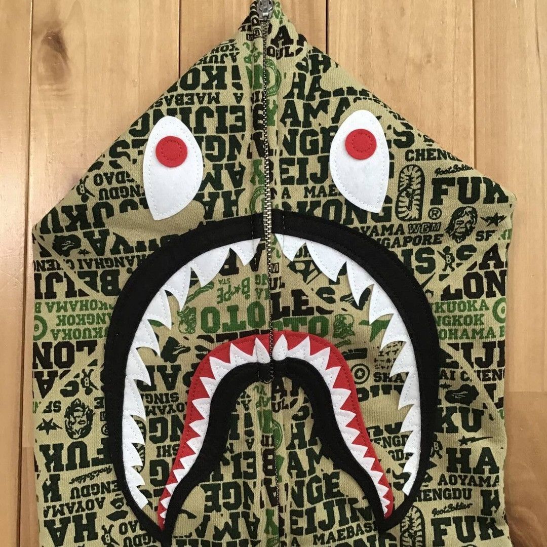 Bape BAPE XXV CITIES CAMO shark full zip hoodie a bathing ape Size US L / EU 52-54 / 3 - 3 Thumbnail