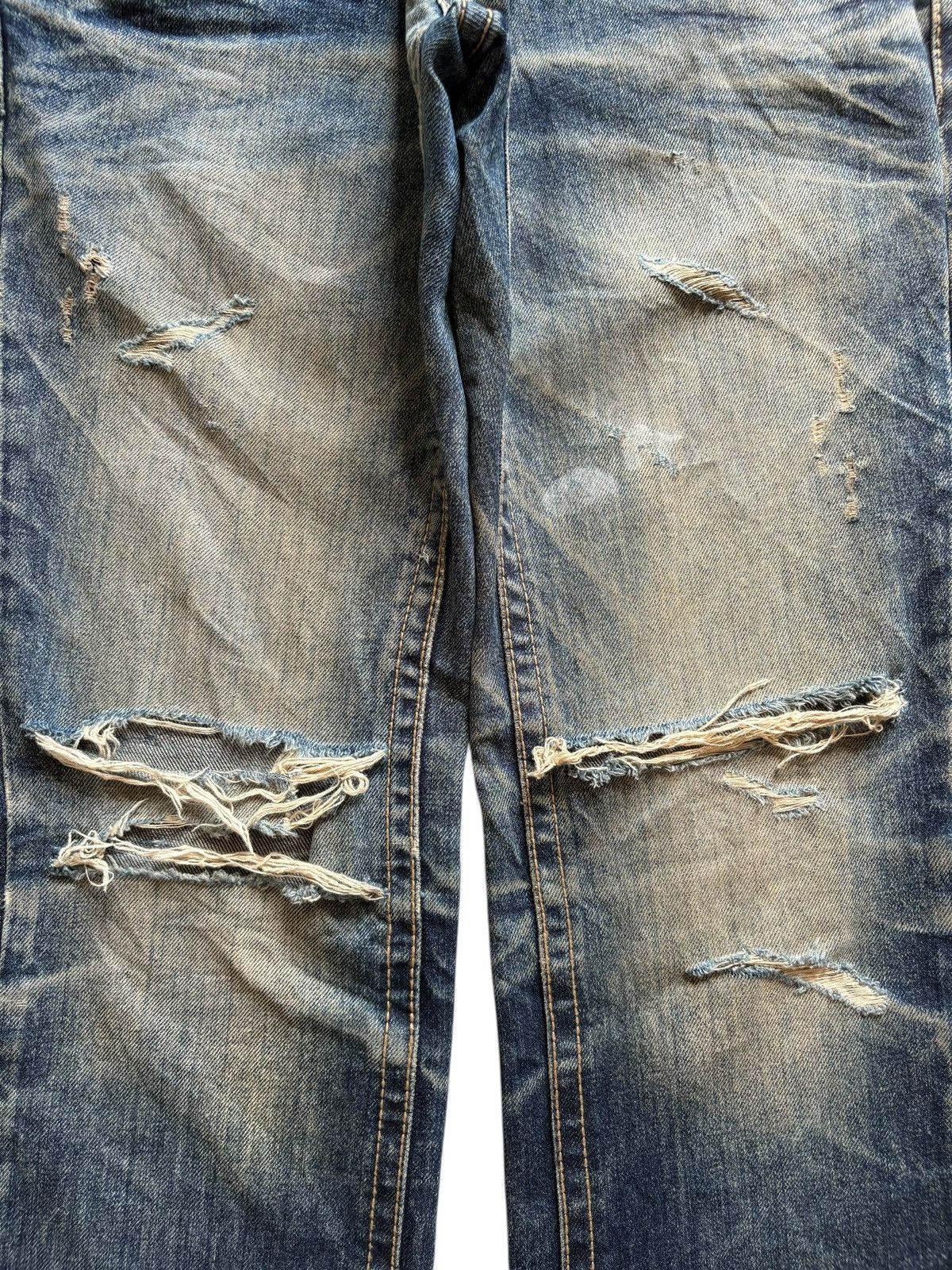 Japanese Brand Vintage Lolita Embellished Mud Wash Distressed Jeans Size US 30 / EU 46 - 5 Thumbnail