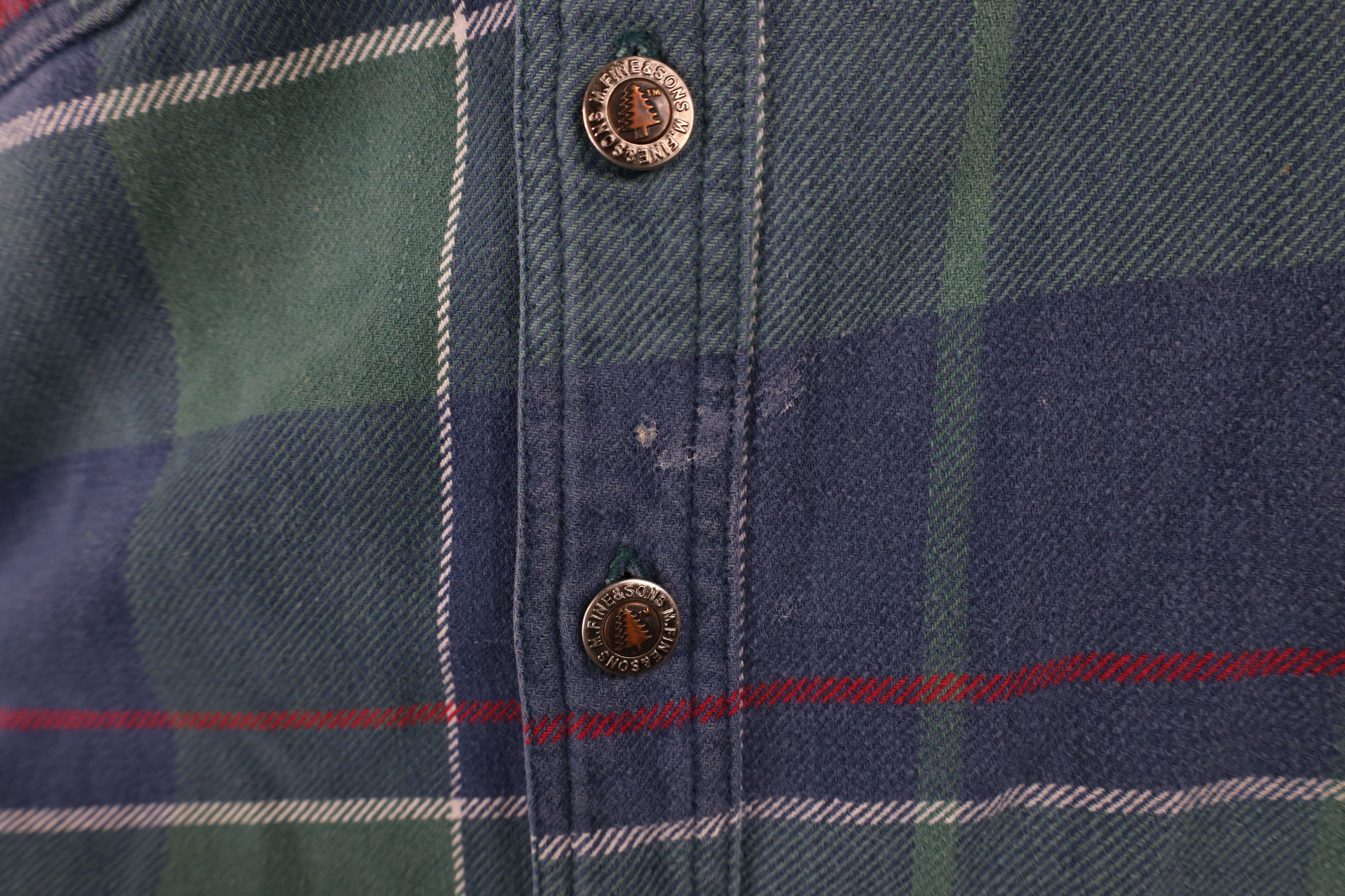 Vintage Vintage 90s Streetwear Heavyweight Flannel Button Shirt Size US M / EU 48-50 / 2 - 6 Thumbnail