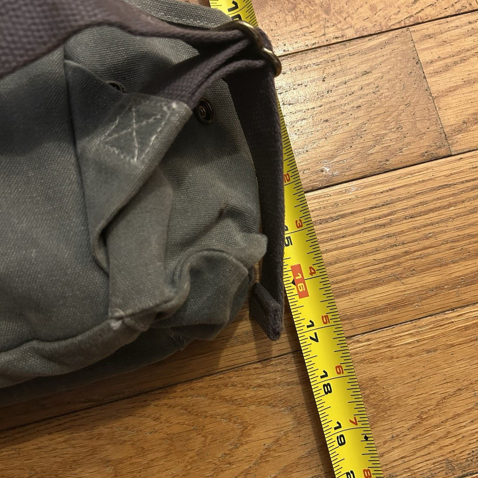 Bradley Mountain Highland Pack Waxed Canvas Snap Hiking Travel Backpack Size ONE SIZE - 6 Thumbnail