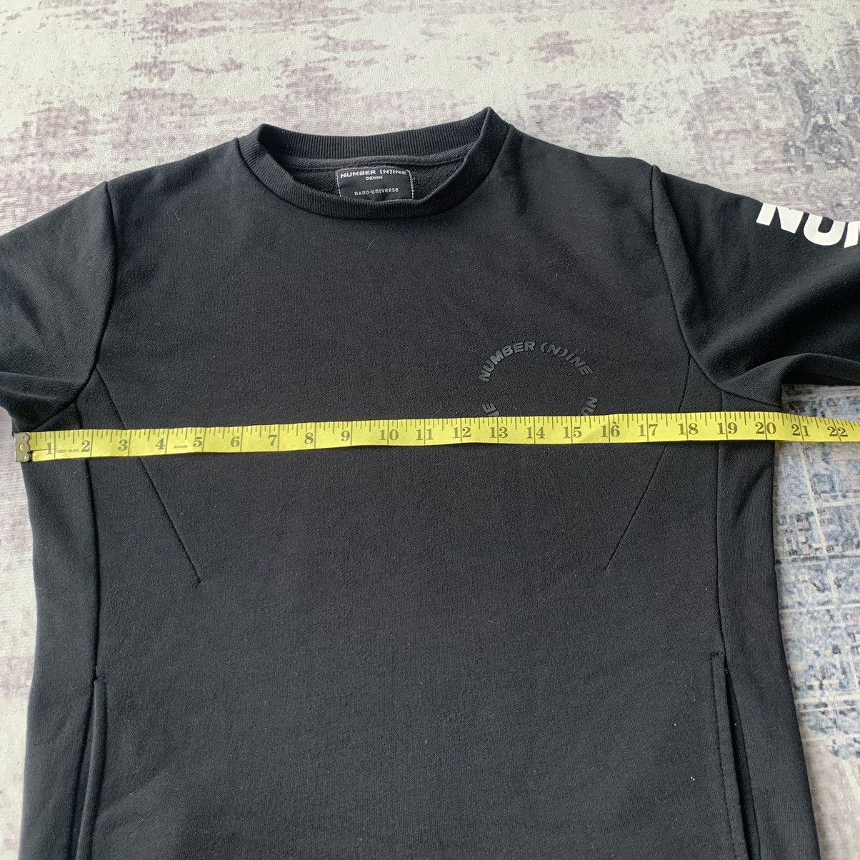 Number (N)ine Number Nine Sleeve Print Sweatshirt Size US M / EU 48-50 / 2 - 7 Thumbnail