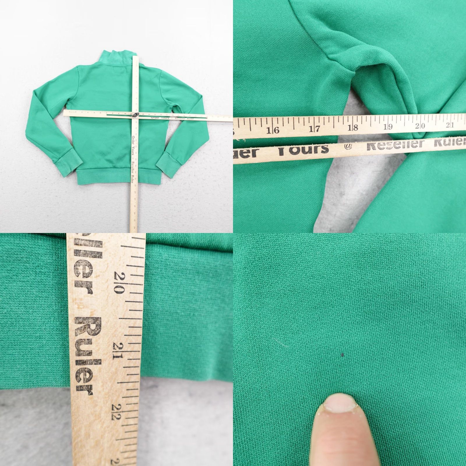 Lacoste VINTAGE Lacoste Jacket Womens 6 Green Yellow Track Coat Croc Logo Zip Up Italy Size M / US 6-8 / IT 42-44 - 8 Thumbnail