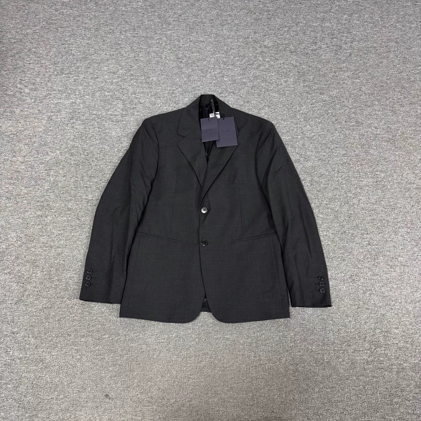Prada Triangle Logo Blazer 44R NWT