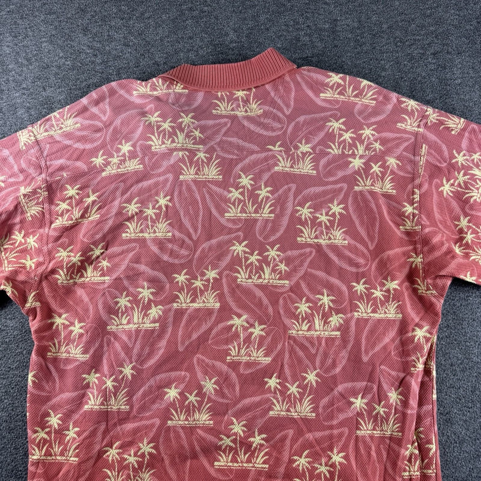 Tommy Bahama Vintage Tommy Bahama Polo Shirt Men's XL Coral Red Palm Size US XL / EU 56 / 4 - 5 Thumbnail