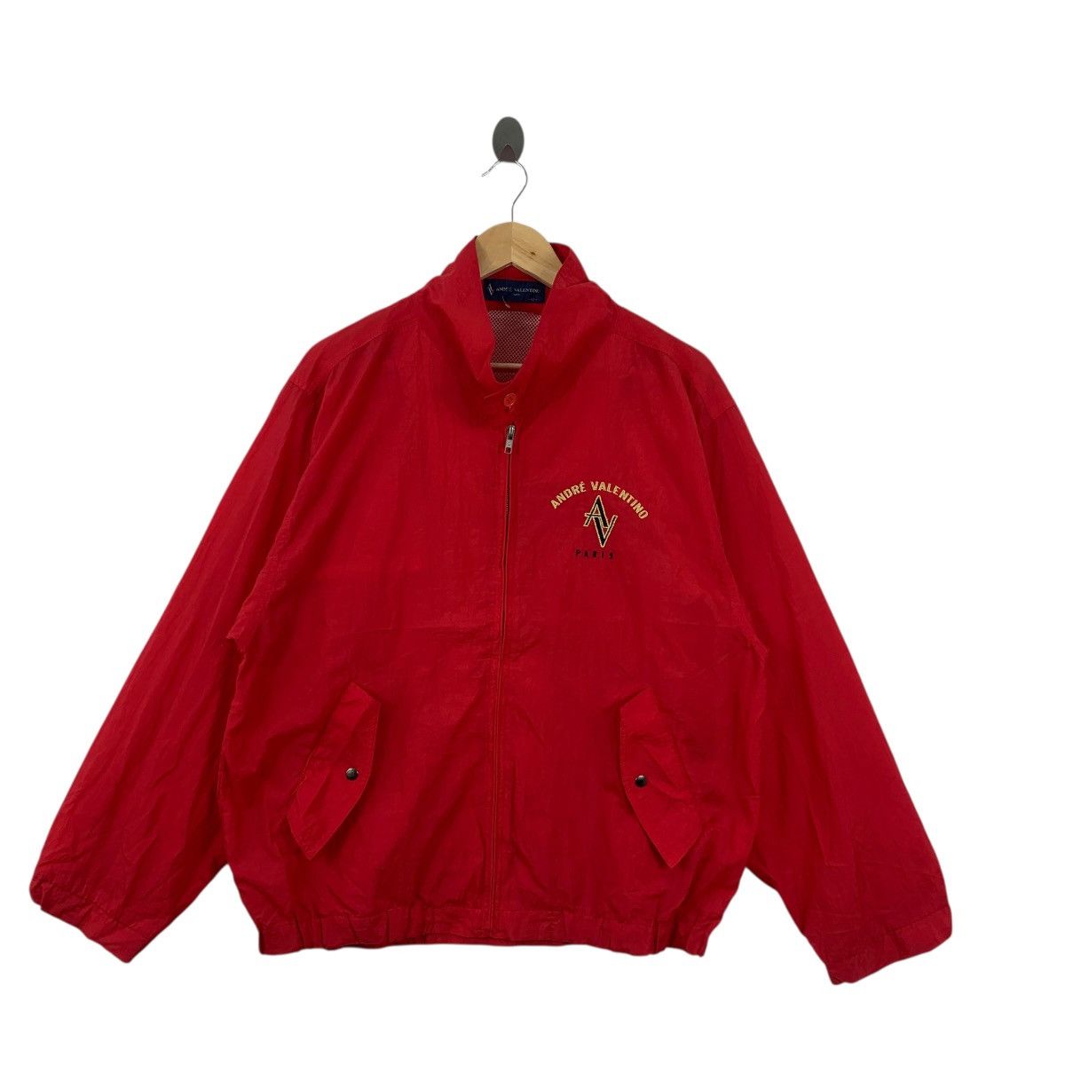 Vintage Vintage ANDRE VALENTINO PARIS Collection Red Jacket Size M / US 6-8 / IT 42-44 - 4 Thumbnail