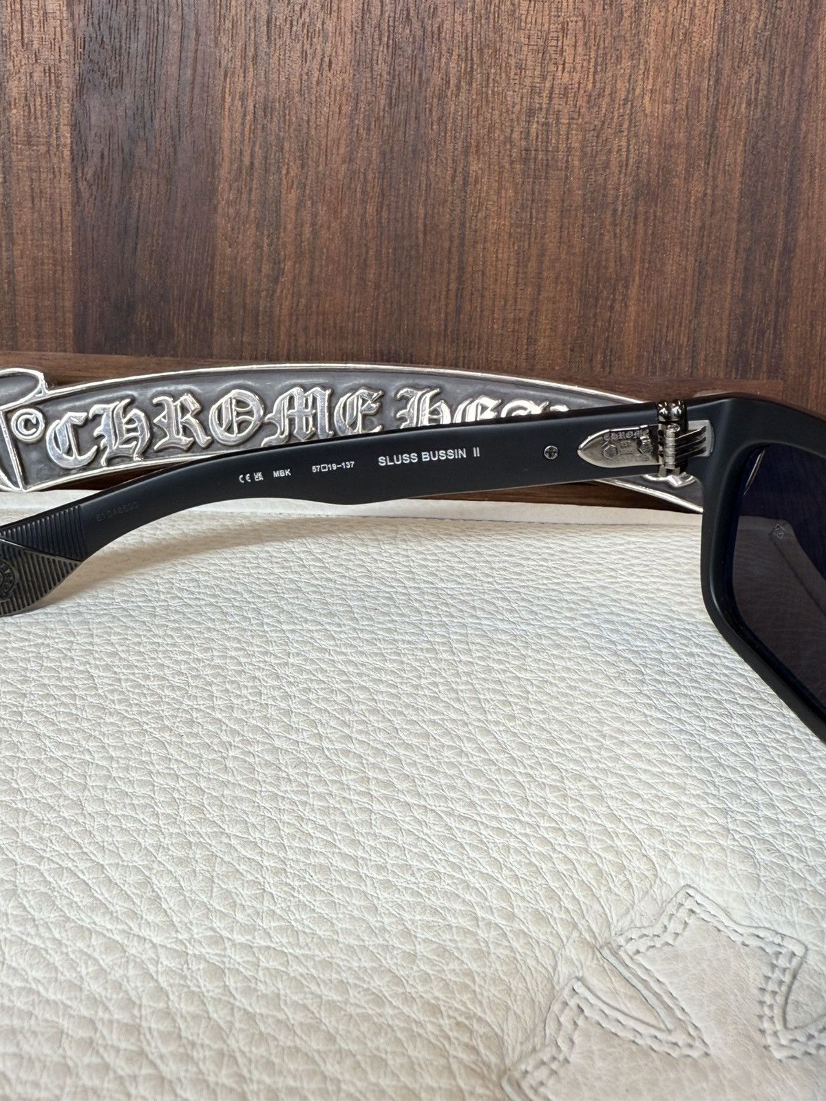 Chrome Hearts Chrome Hearts Sluss Bussin II Sunglasses Size ONE SIZE - 9 Thumbnail