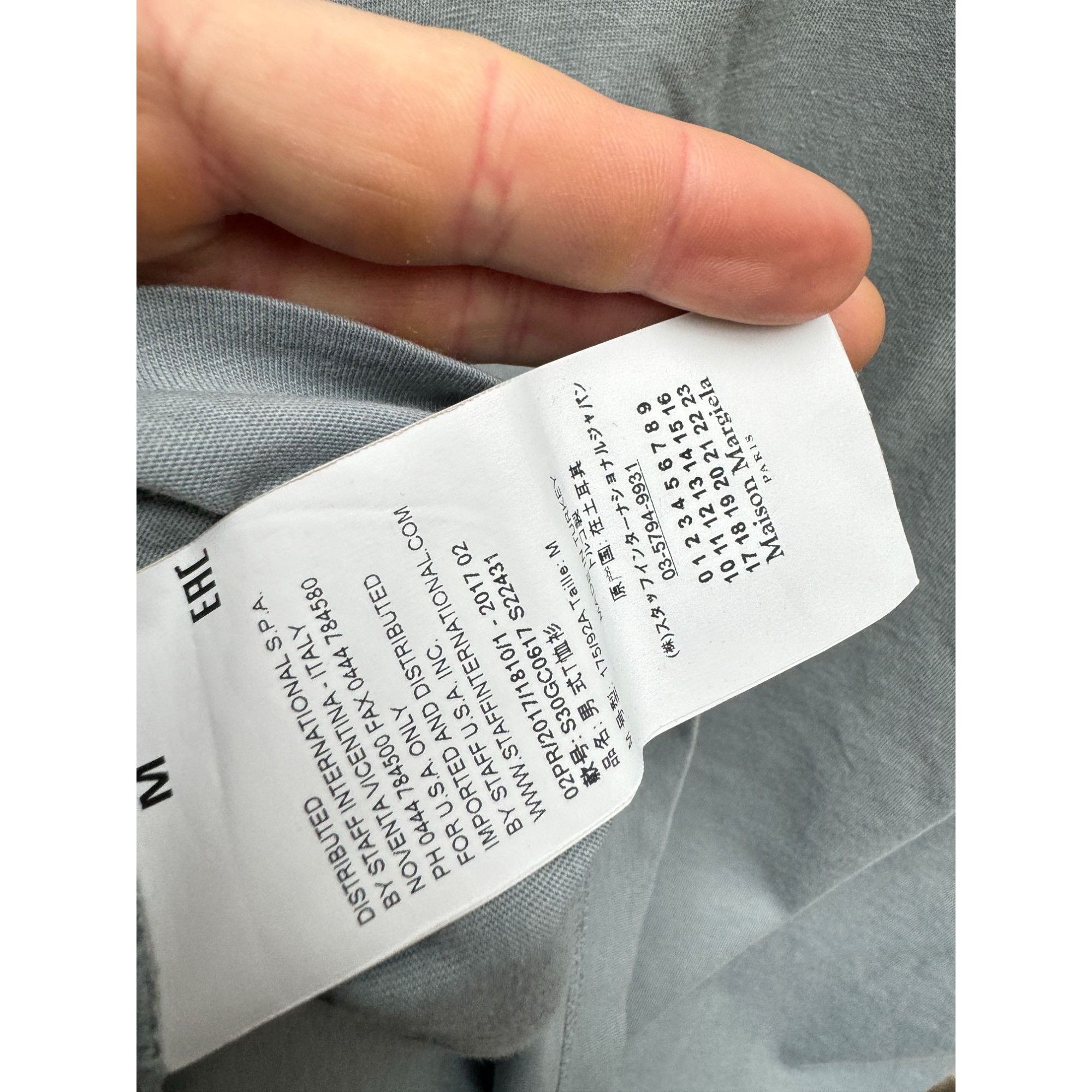 Maison Margiela Grey T-shirt Size US M / EU 48-50 / 2 - 5 Thumbnail