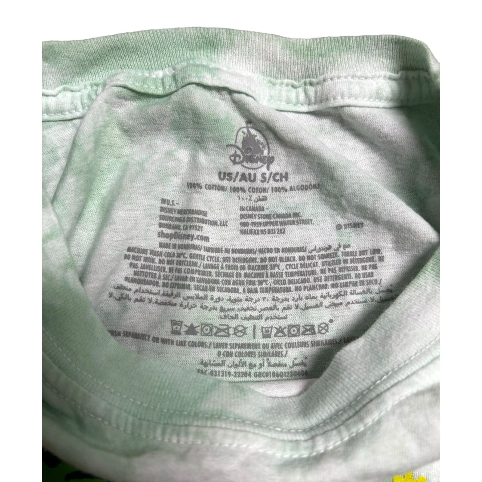 Disney VINTAGE Pete's Dragon T-Shirt DISNEY Tee Green Elliot Tie Dye Double Sided Adult Small Size US S / EU 44-46 / 1 - 7 Thumbnail