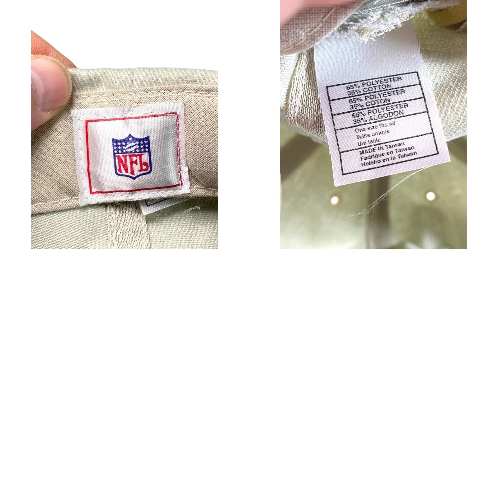 NFL VINTAGE Miami Dolphins NFL Hat Adjustable OSFA Old School Logo Casual Neutral Classic Mens One Size Beige Cap Size ONE SIZE - 8 Thumbnail