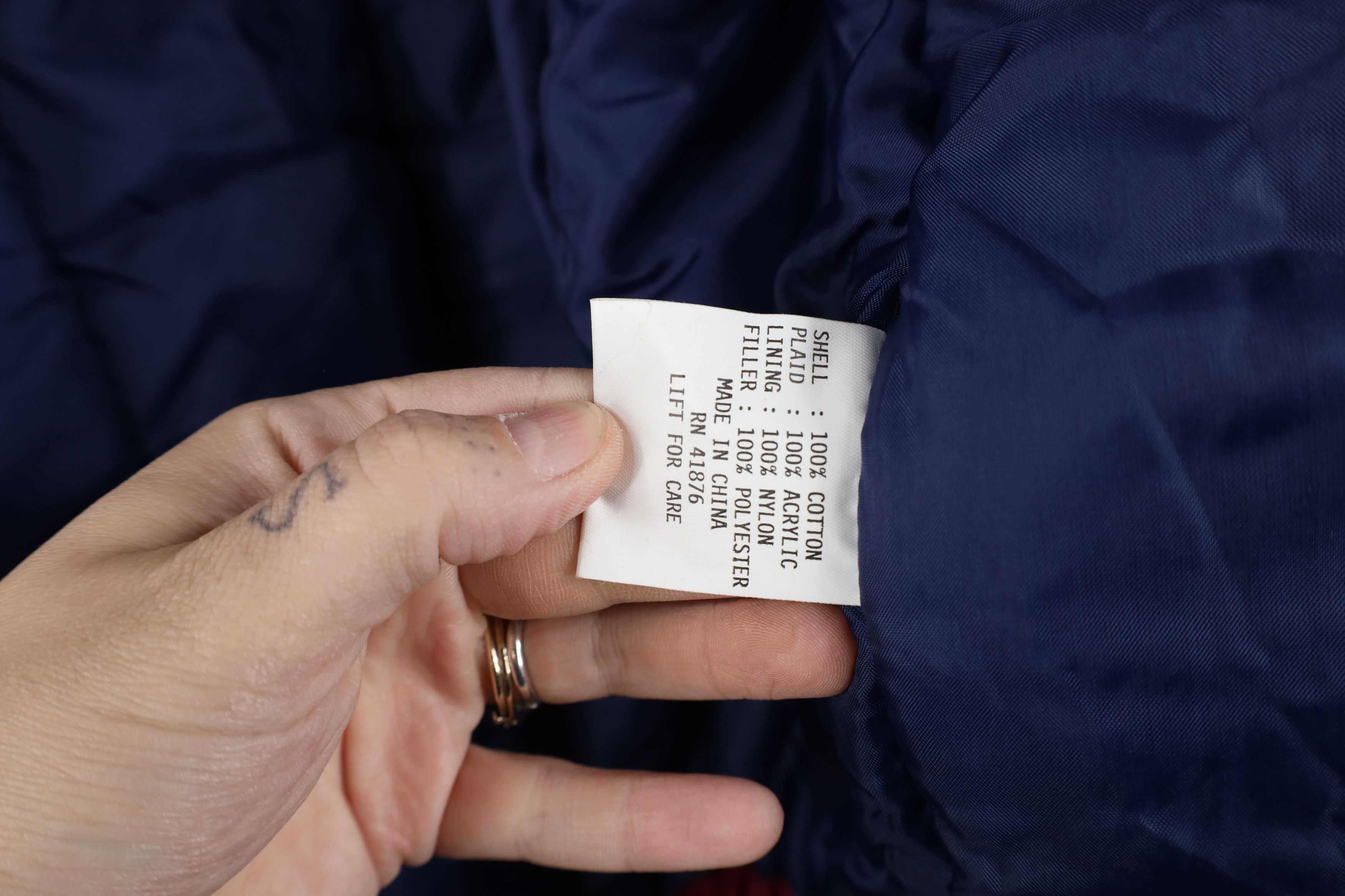 Vintage Vintage 90s Streetwear Patchwork Full Zip Puffer Jacket Size US L / EU 52-54 / 3 - 12 Thumbnail