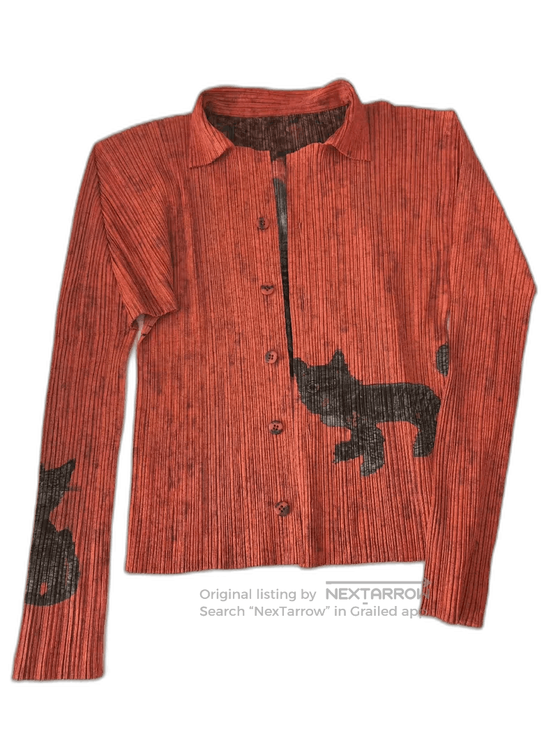 rare issey miyake tiger print shirt.