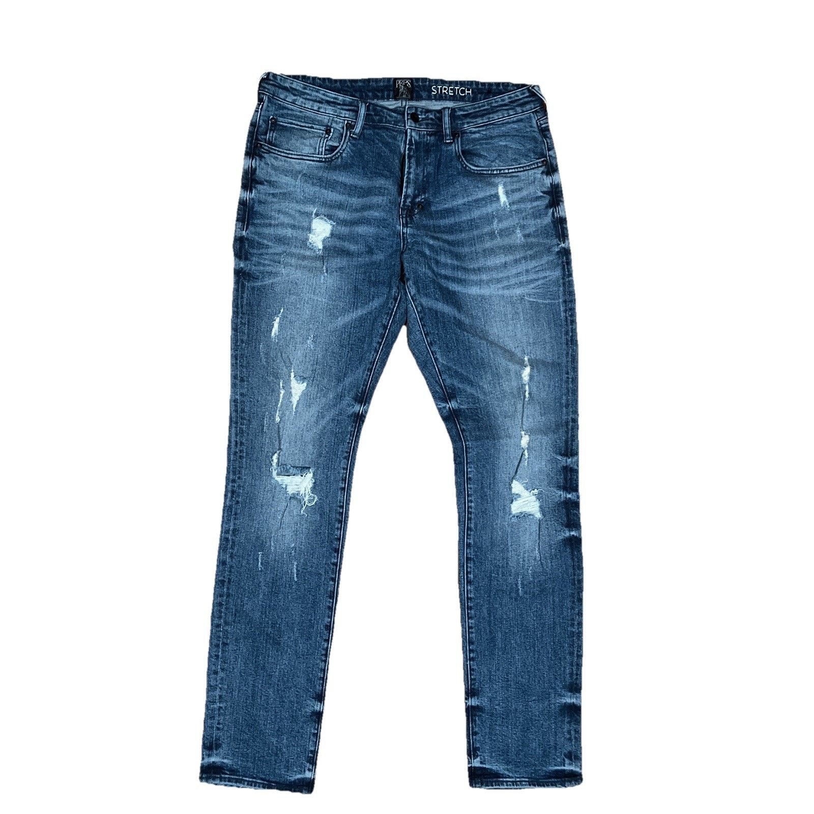Prps PRPS 36x33 Le Sabre Slim Tapered Fit Stretch Ripped Jeans Size US 36 / EU 52 - 1 Thumbnail