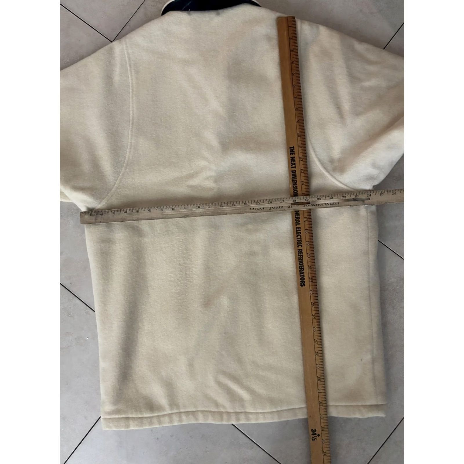 Vintage VINTAGE Woolrich Coat Womens Large Ivory Wool Lined Button Up USA 90s Size L / US 10 / IT 46 - 8 Thumbnail