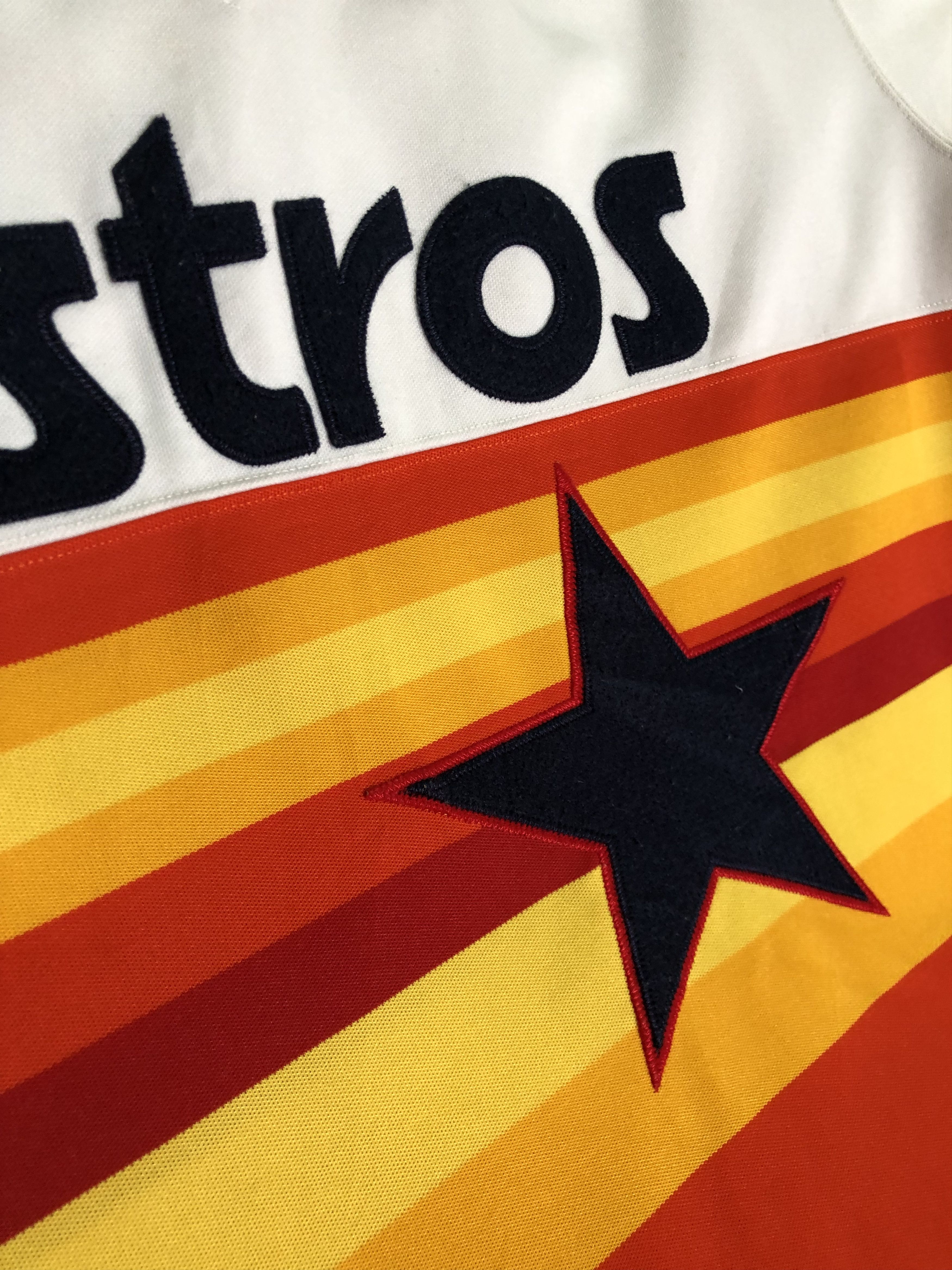 Vintage 🔥 Vtg 80s Houston Astros Baseball Jersey HipHop Autographed Size US XL / EU 56 / 4 - 16 Thumbnail