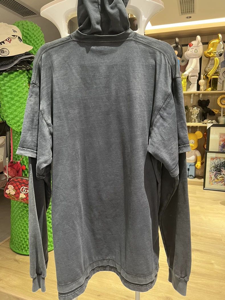 Balenciaga Balenciaga Washed Grey Two-Piece Hoodie Size US XS / EU 42 / 0 - 8 Thumbnail
