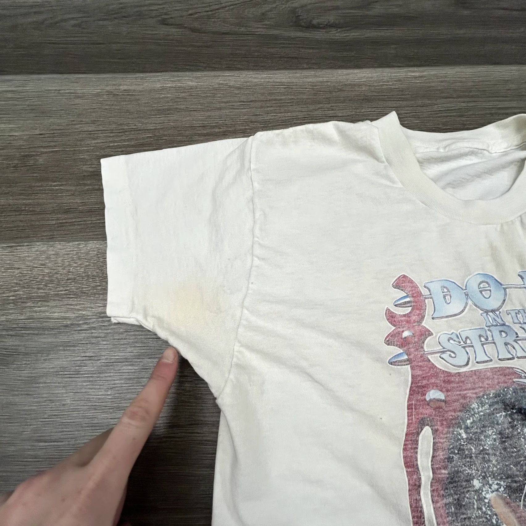 Honda VINTAGE Honda Shirt Mens S White 70s Graphic Do It In The Street Chopper Motocross Back HONDA Logos Biker Size US S / EU 44-46 / 1 - 6 Thumbnail