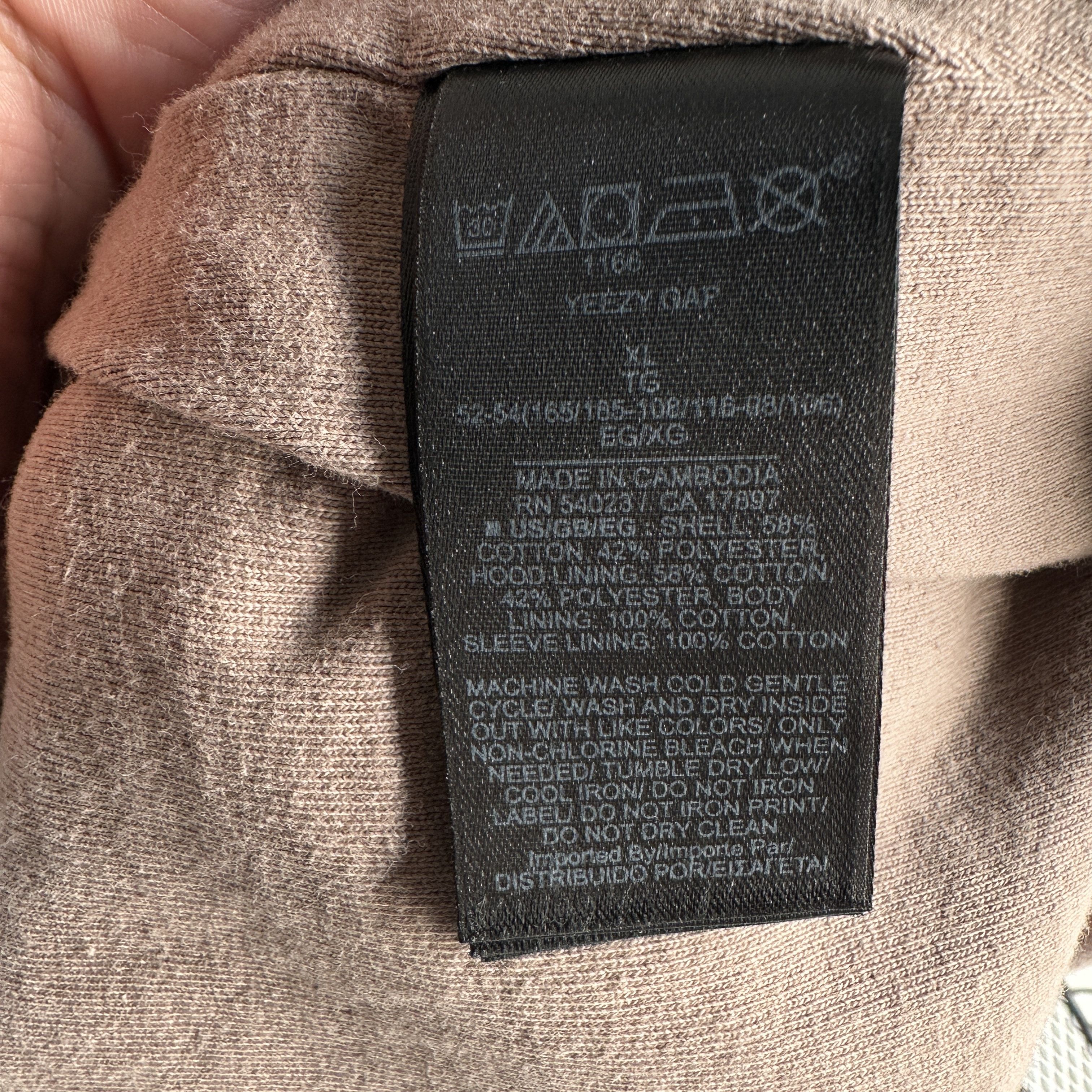 Balenciaga × Gap × Yeezy Yeezy Gap Engineered By Balenciaga Hoodie Womens Kanye West Size XL / US 12-14 / IT 48-50 - 10 Thumbnail