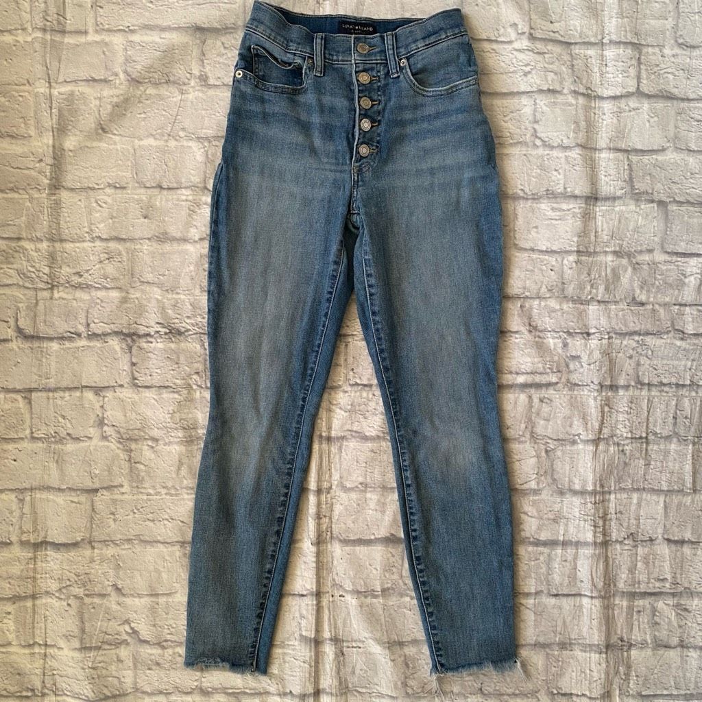 Lucky Brand Lucky Brand women 4/27 ankle high rise skinny Bridgette jean Size 27" / US 4 / IT 40 - 1 Thumbnail