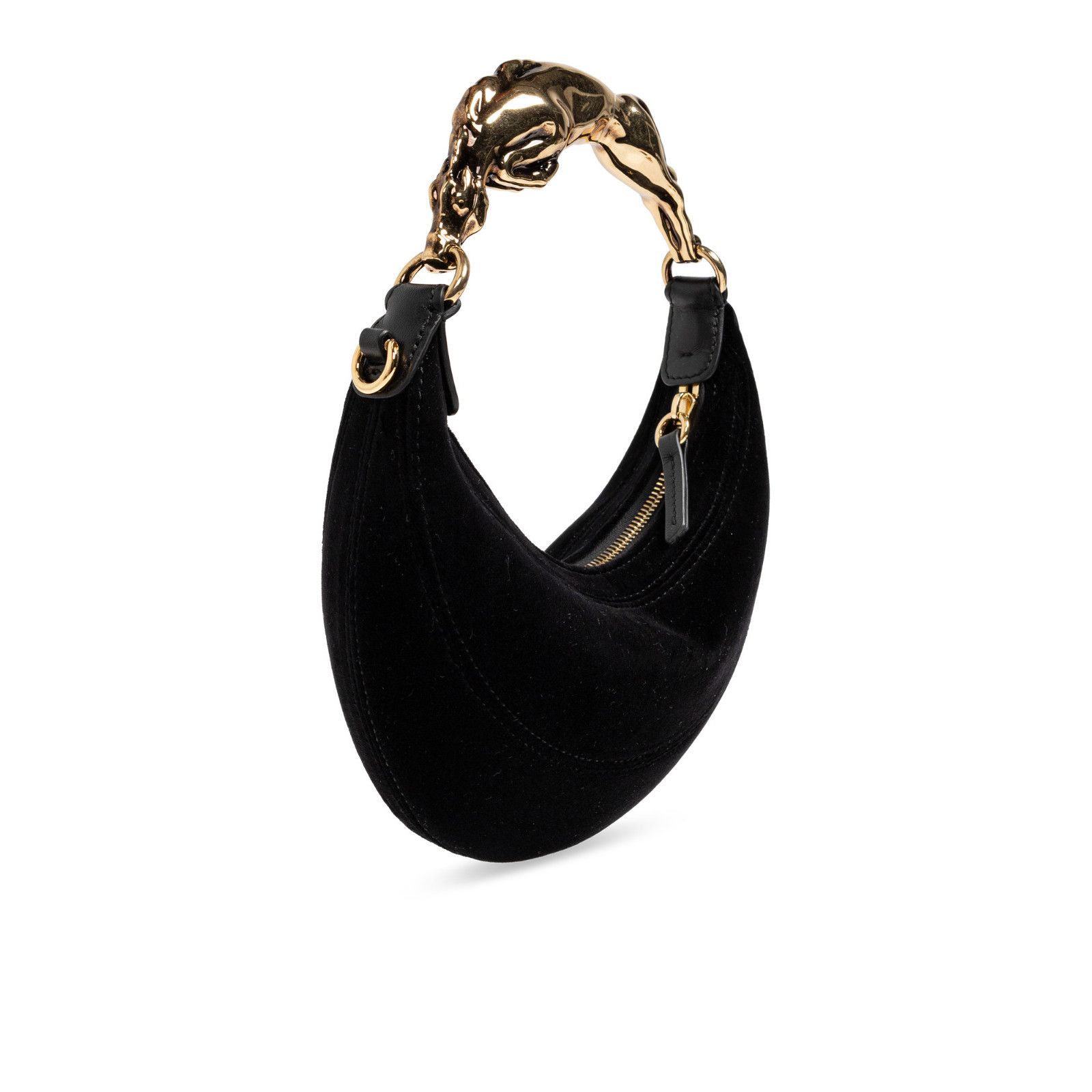 Chloe CHLOE Horse Small Black Velvet Bag New & Authentic Size ONE SIZE - 3 Thumbnail
