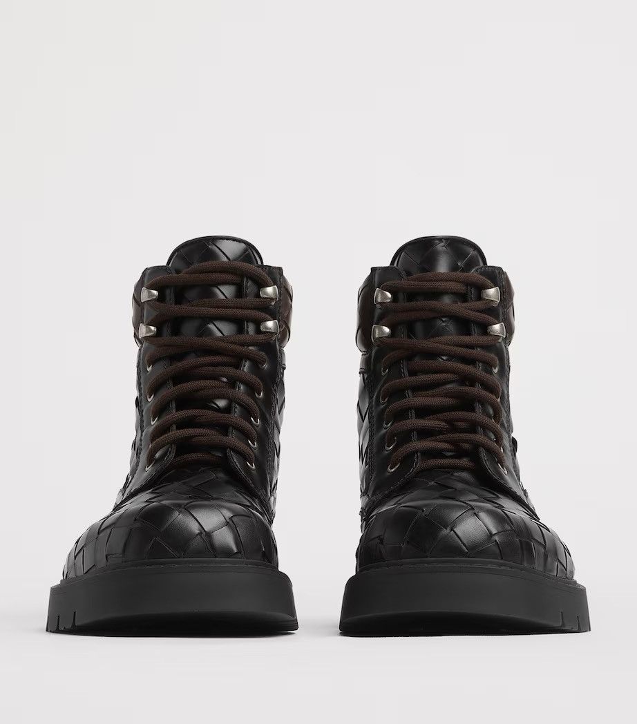 Bottega Veneta Bottega Veneta Fondant intrecciato lace up boot Size US 10 / EU 43 - 17 Thumbnail