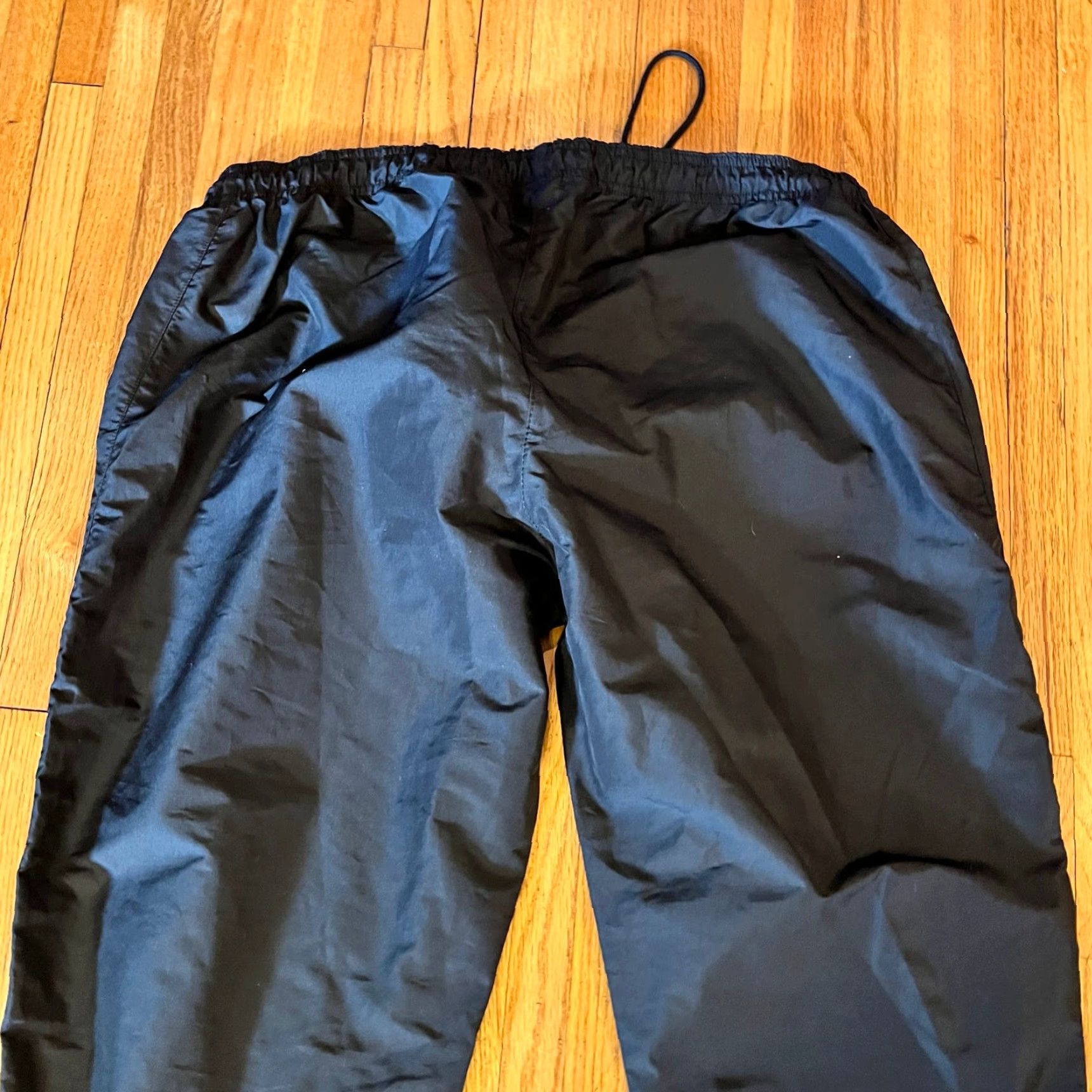 Vintage Podium wear Pants Indoor Windbreaker Mens XXL Black Performance Track Pants Size US 39 - 4 Thumbnail