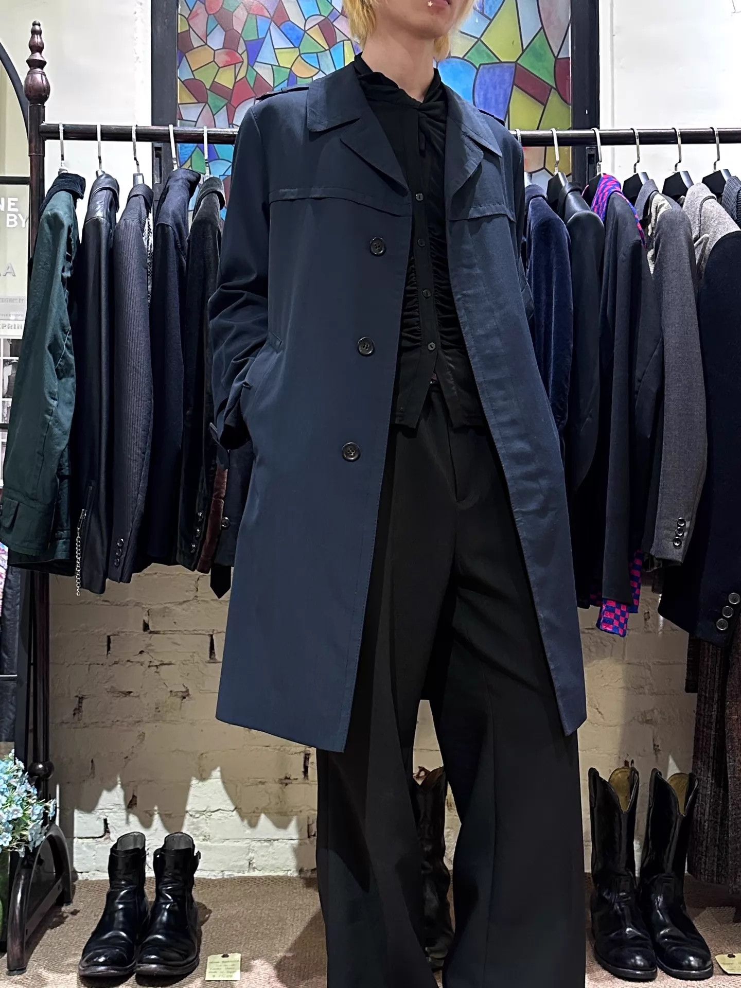 Lanvin Lanvin 90's 45% Wool Trench Coat Size 46 Size US S / EU 44-46 / 1 - 3 Thumbnail