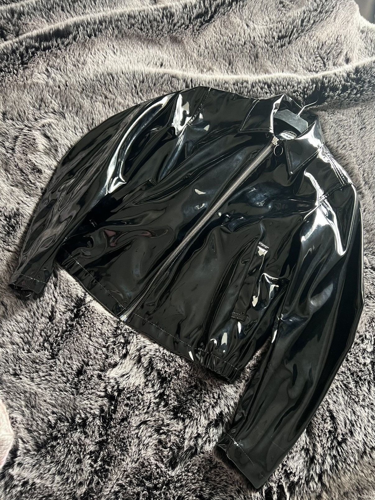 Eytys Ultra Rare Eytys Patent Vinyl Avant Garde Designer Jacket Size US XS / EU 42 / 0 - 1 Thumbnail