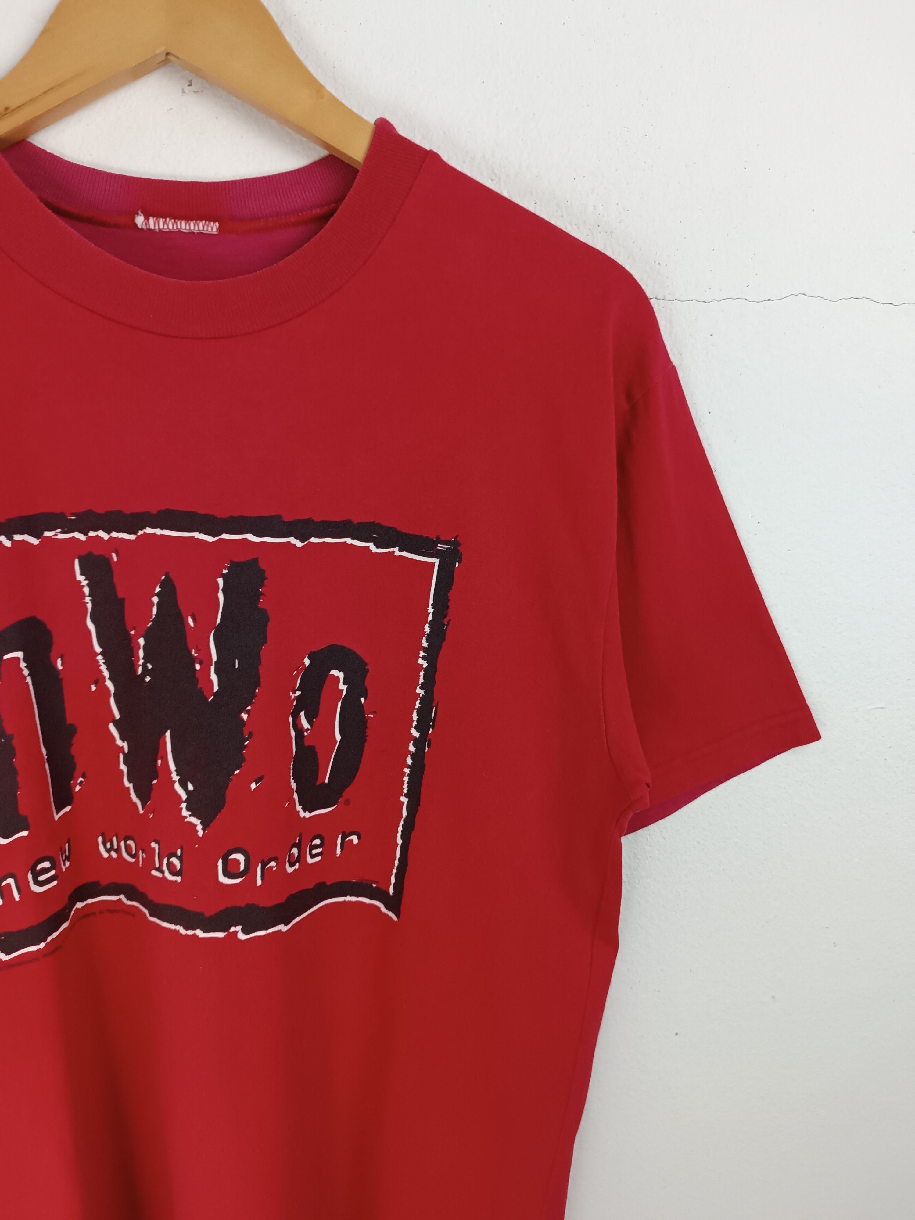 Vintage VINTAGE 90'S N.W.O NEW WORLD ORDER HOGAN NASH VERY RARE TEE Size US S / EU 44-46 / 1 - 6 Thumbnail
