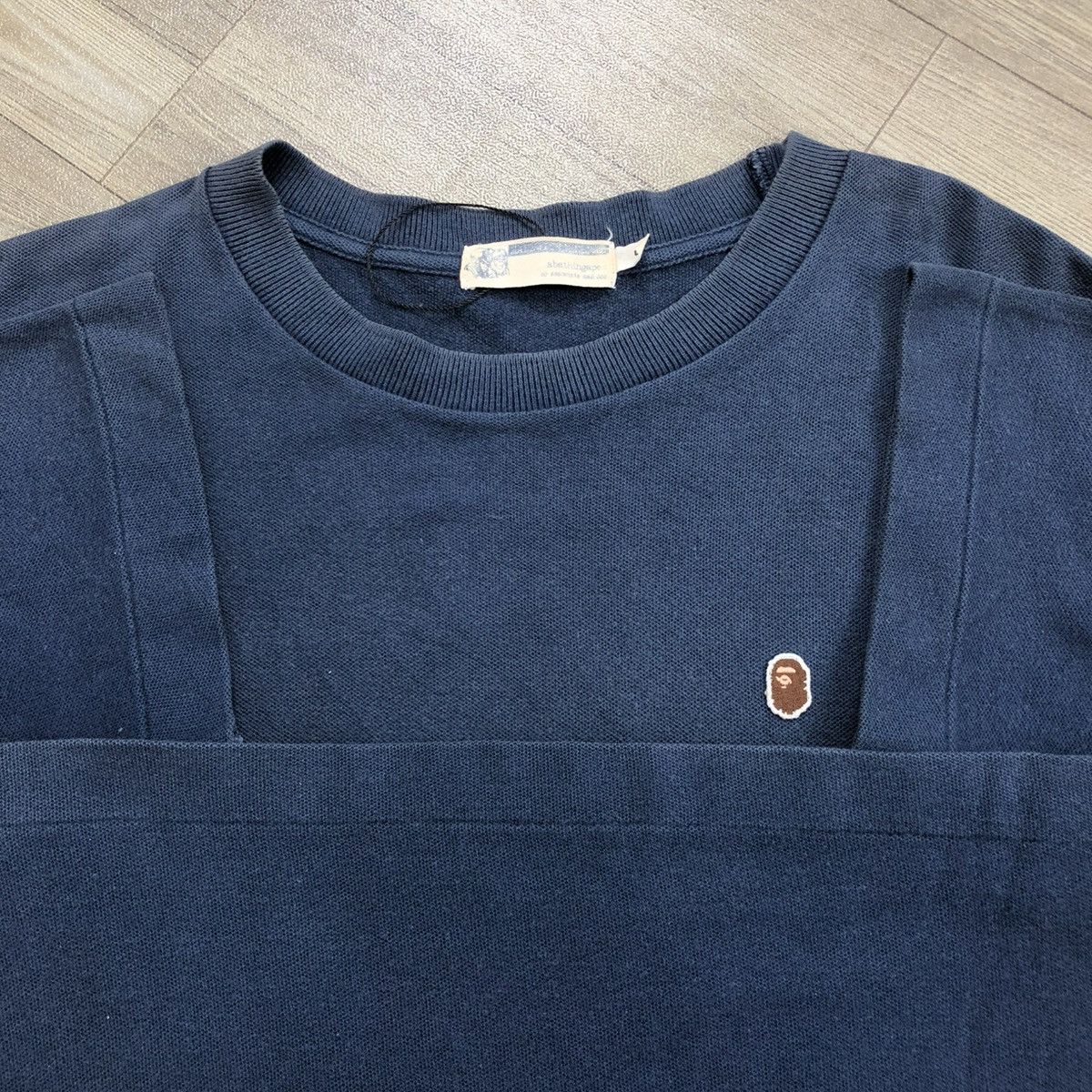 Bape 1990s A Bathing Ape Bape Small Logo Navy Tee Size US S / EU 44-46 / 1 - 7 Thumbnail