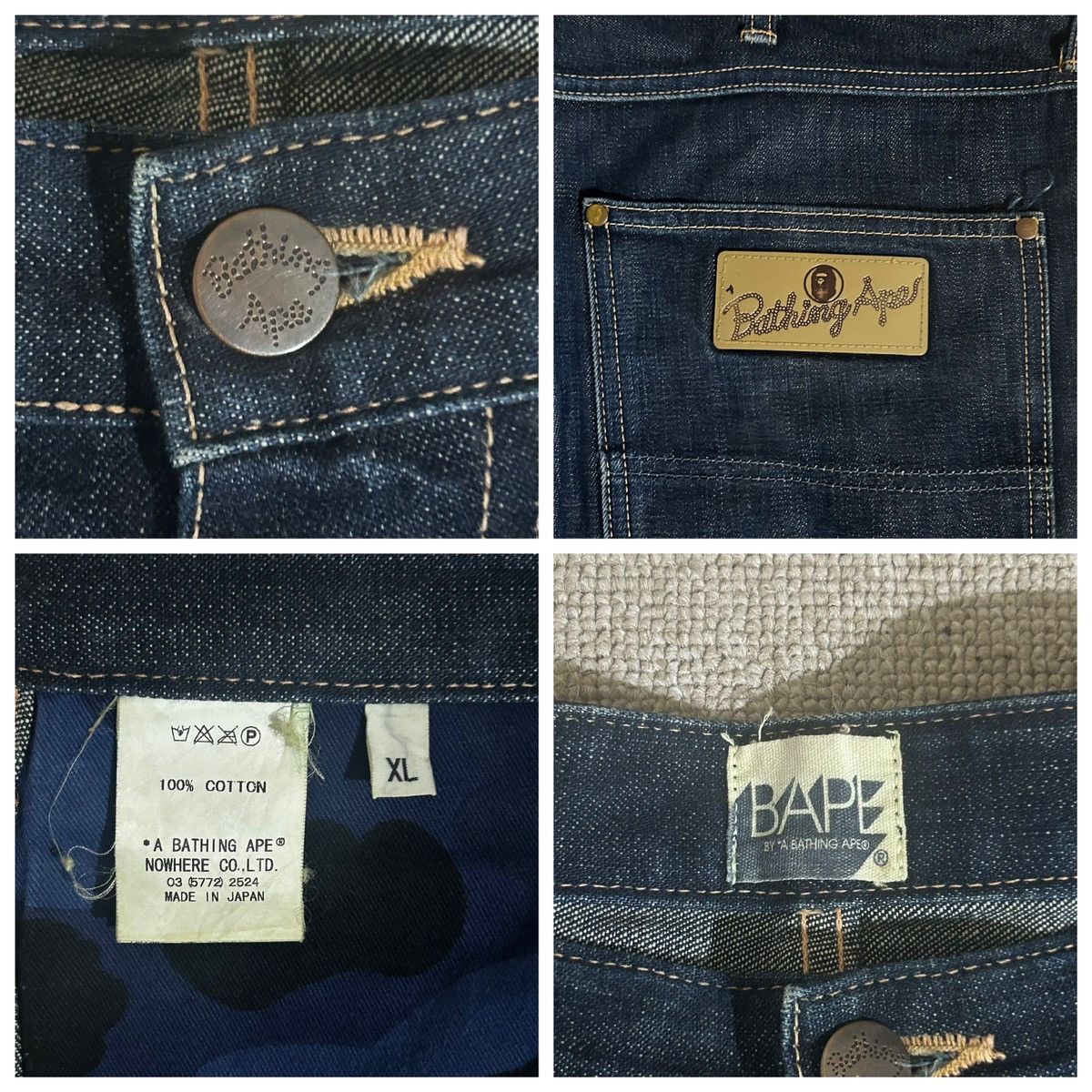 Bape Bape Denim Size US 35 - 7 Thumbnail