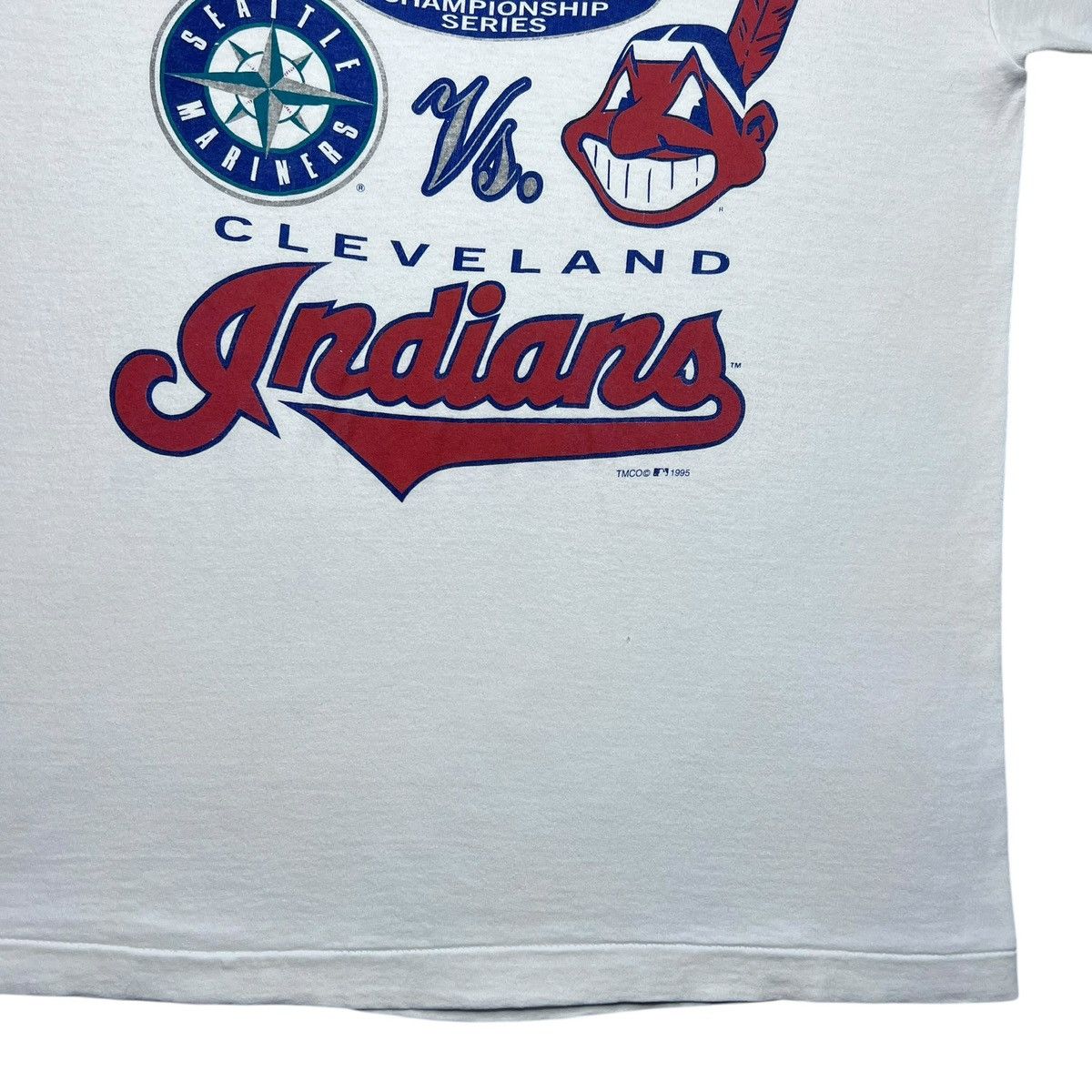MLB MLB Championship Seattle Mariners Cleveland Indians T-Shirt Size US XL / EU 56 / 4 - 8 Thumbnail