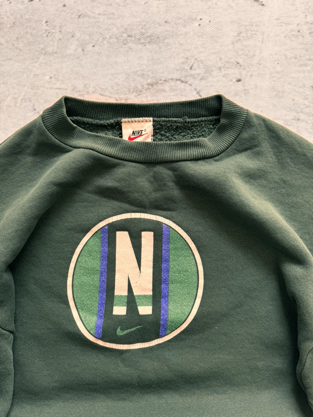 Nike × Vintage NIKE VINTAGE CENTER LOGO OVERSIZE BOXY SWEATSHIRT Size US S / EU 44-46 / 1 - 4 Thumbnail