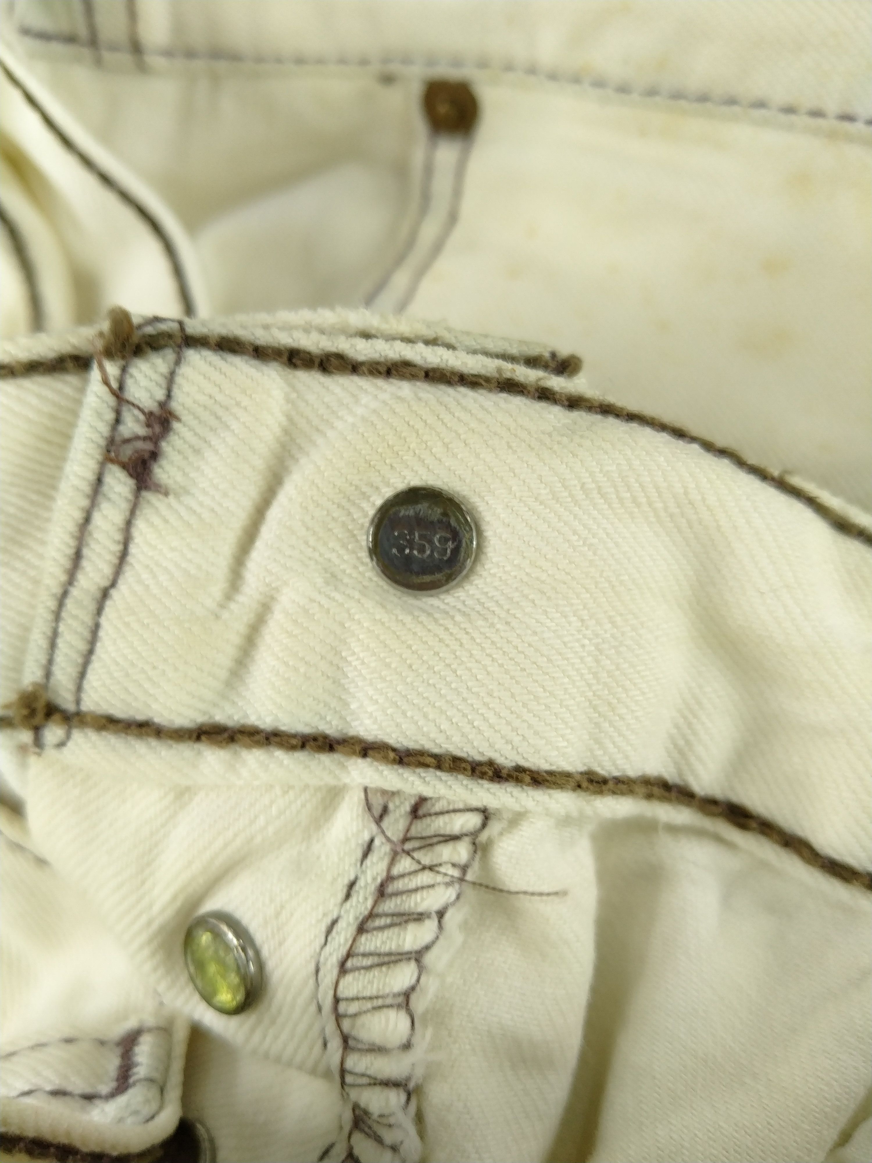 Levi's White Cream Vintage Levi's 501 Denim 30 x 30 -JN521 Size US 30 / EU 46 - 7 Thumbnail
