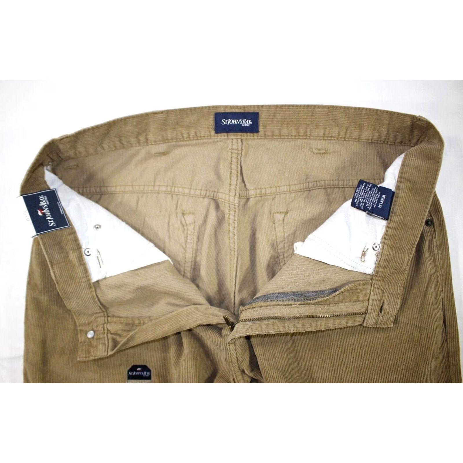 Vintage St. John's Bay Jeans Men's 36x31 Corduroy Easy Fit 5 Pocket Brown - Easy Care Denim Size US 36 / EU 52 - 6 Thumbnail